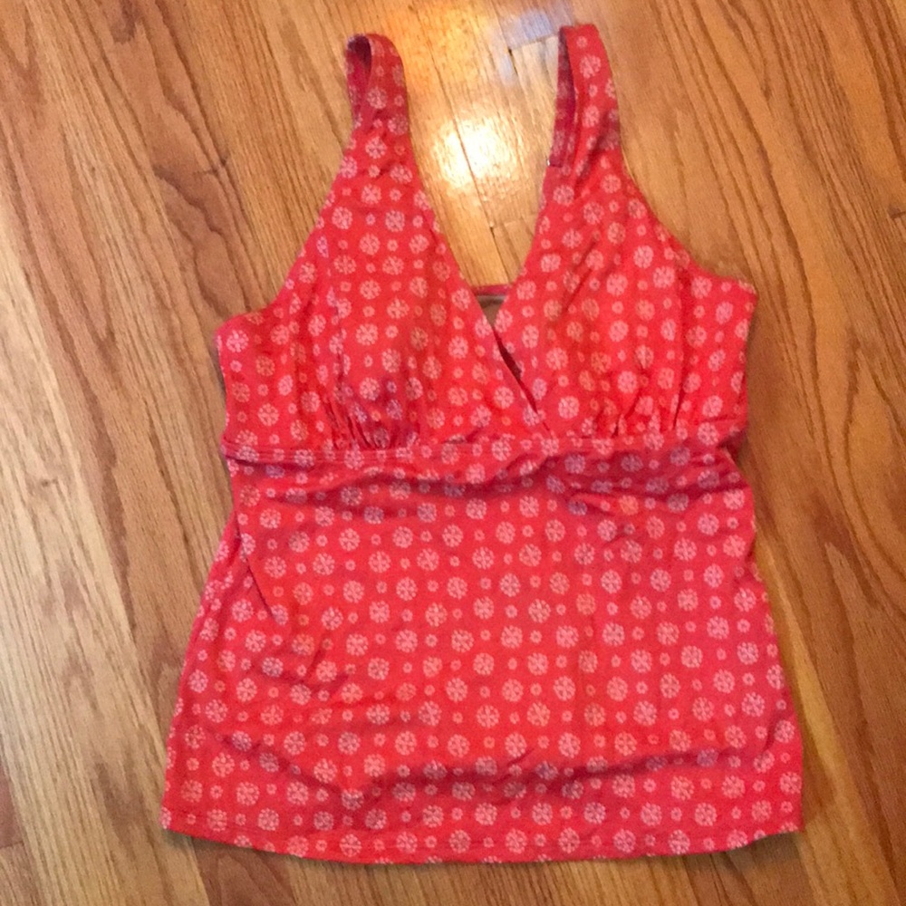 LL Bean Tankini Bathing Suit Top - Size L